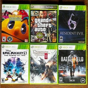 7 Xbox 360 Games